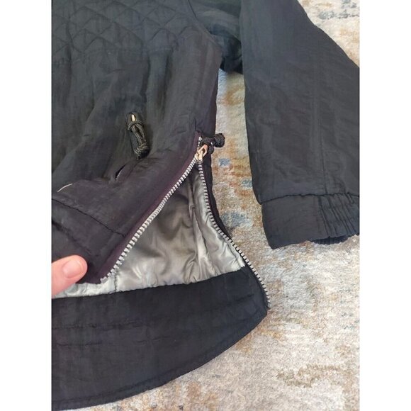 Express EXP 2000 Jacket Mens Small Black 90s Y2k Vintage Pullover Nylon Baggy - Picture 4 of 14